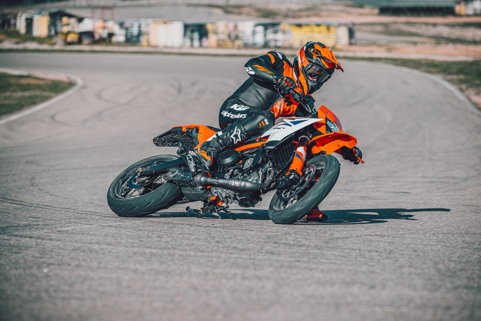 A KTM bike from the 2025 model lineup.  