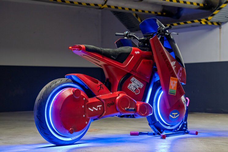 Electric Akira motorcycle by J Balvin and DAB Motors