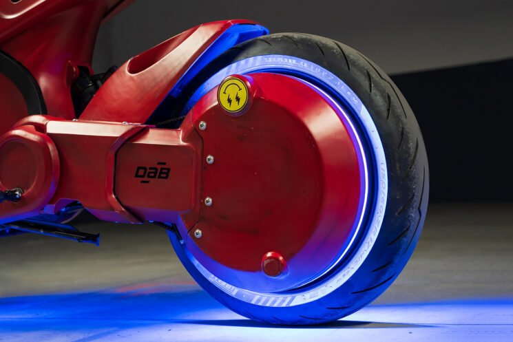 Electric Akira motorcycle by J Balvin and DAB Motors