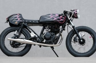 This Yamaha SR150 Café Racer by Mike’s Gara...