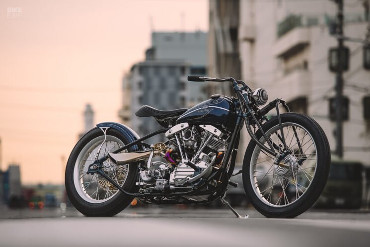 1978 Harley Shovelhead bobber by Asterisk Custom Works