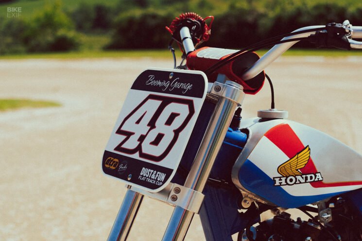 Honda Dominator flat tracker by Fuchs Workshop