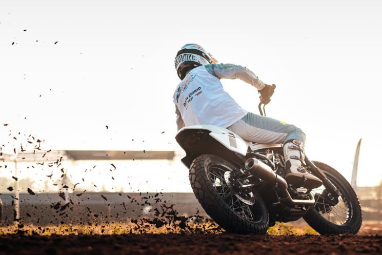 The Royal Enfield FT450 flat tracker