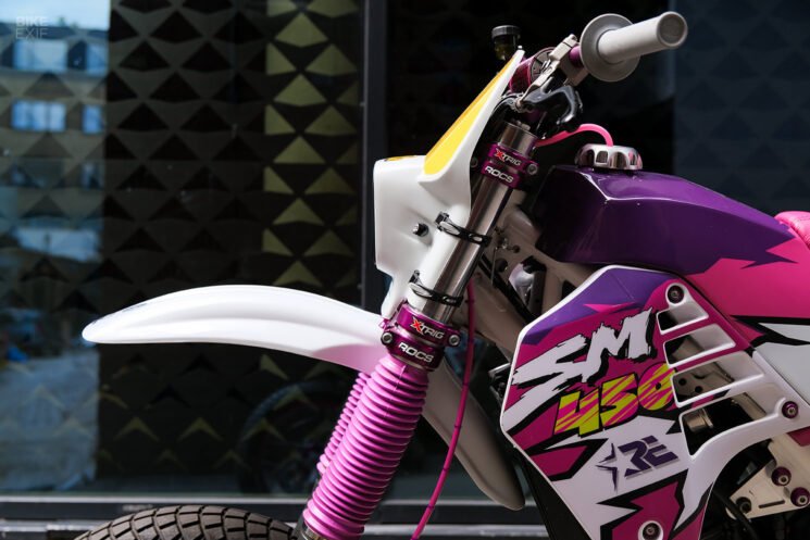 Royal Enfield Guerrilla supermoto by Sticky's Speed Shop x Ryan Roadkill