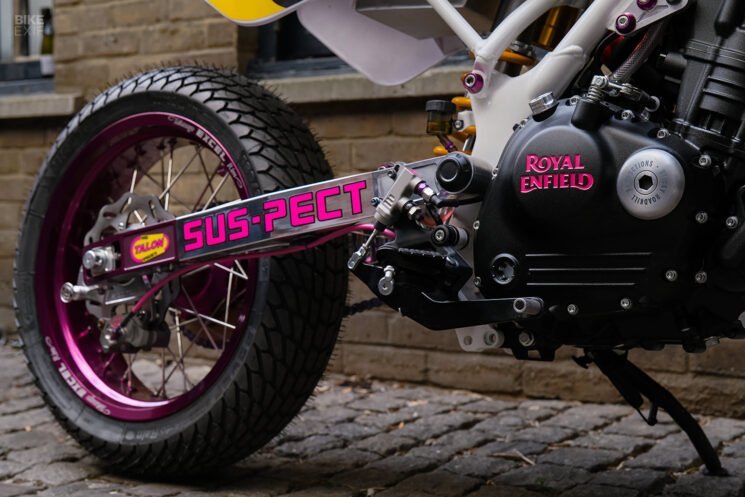 Royal Enfield Guerrilla supermoto by Sticky's Speed Shop x Ryan Roadkill