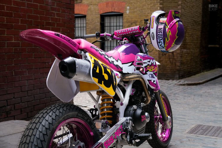 Royal Enfield Guerrilla supermoto by Sticky's Speed Shop x Ryan Roadkill