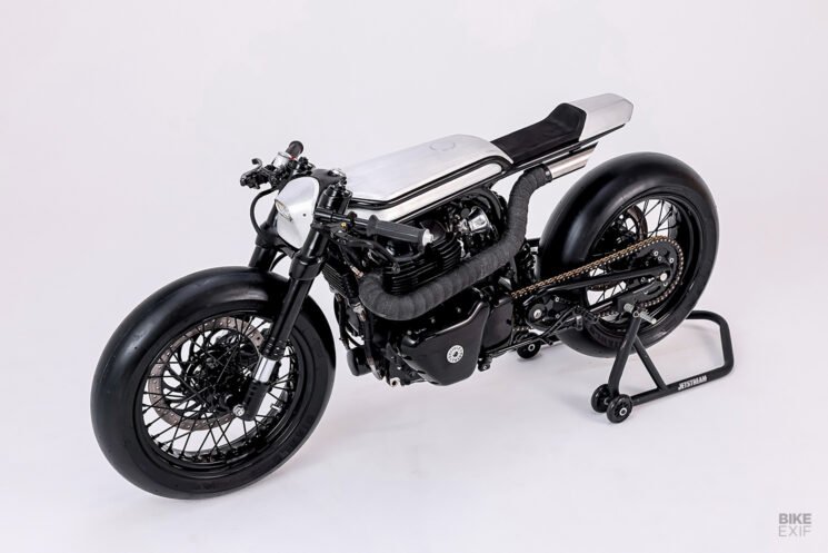Royal Enfield Shotgun 650 café racer by Rajputana