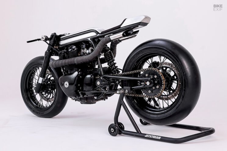 Royal Enfield Shotgun 650 café racer by Rajputana