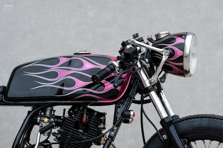 Yamaha SR150 café racer by Mike's Garage