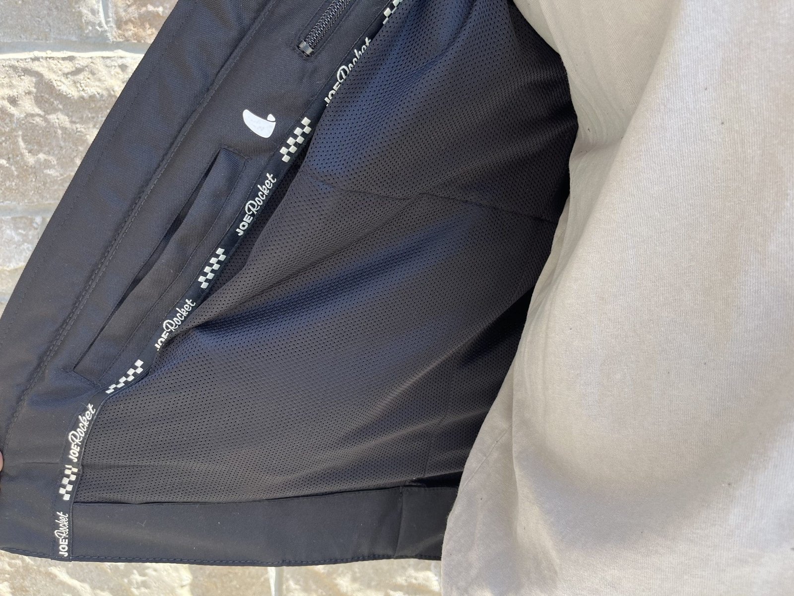 inside material of Joe Rocket Classic 92 Leather Jacket