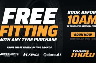 TeamMoto offering free tyre fitting on selected br...