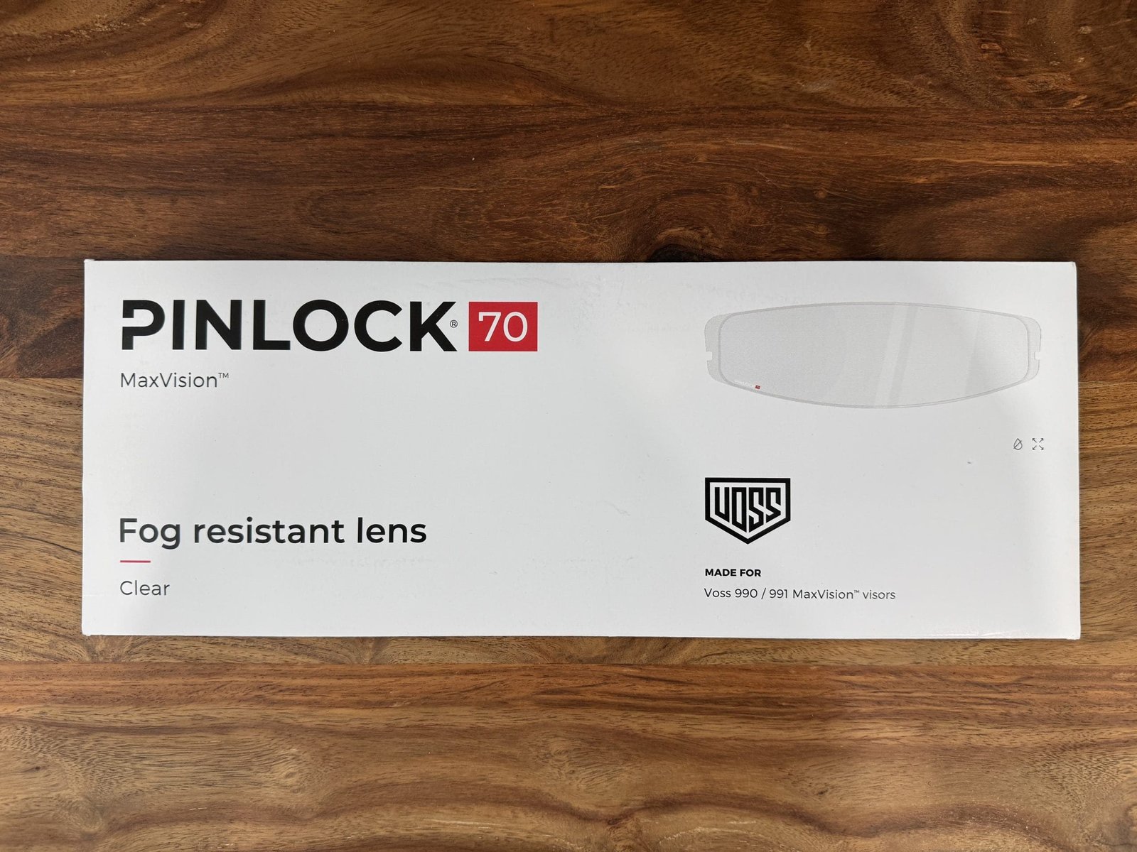 Pinlock insert for the Voss 991 Carbon faceshields