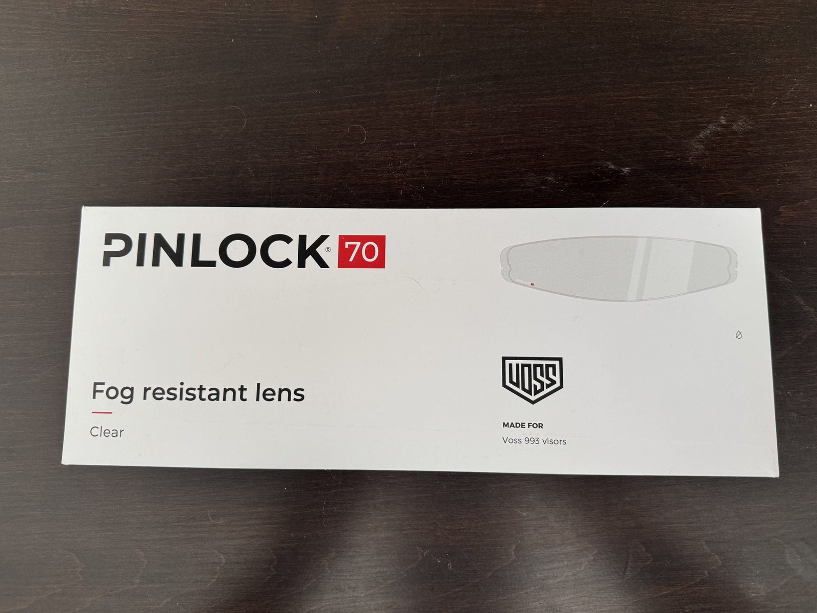 Pinlock 70 insert for the Voss 993 Moto-S