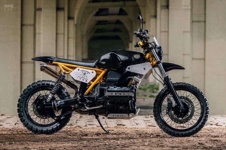 BMW K75 scrambler by 72 Performance USA
