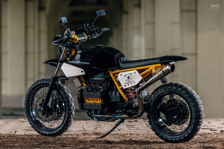 BMW K75 scrambler by 72 Performance USA