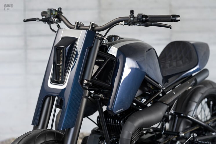 Custom Suzuki 125 two-stroke street tracker