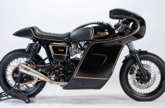 Black Coffee: A Triumph Bonneville Café Racer wit...