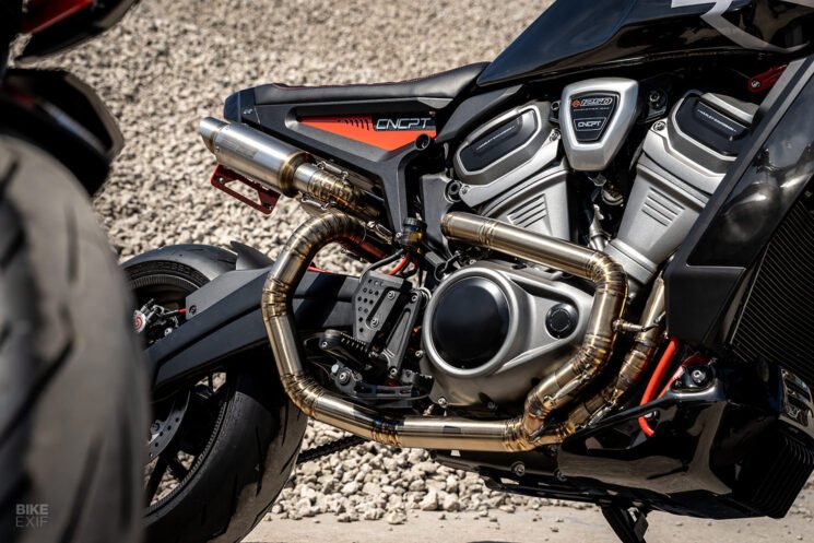 Harley-Davidson Pan America custom bike kit by CNCPT Moto and Powerbrick