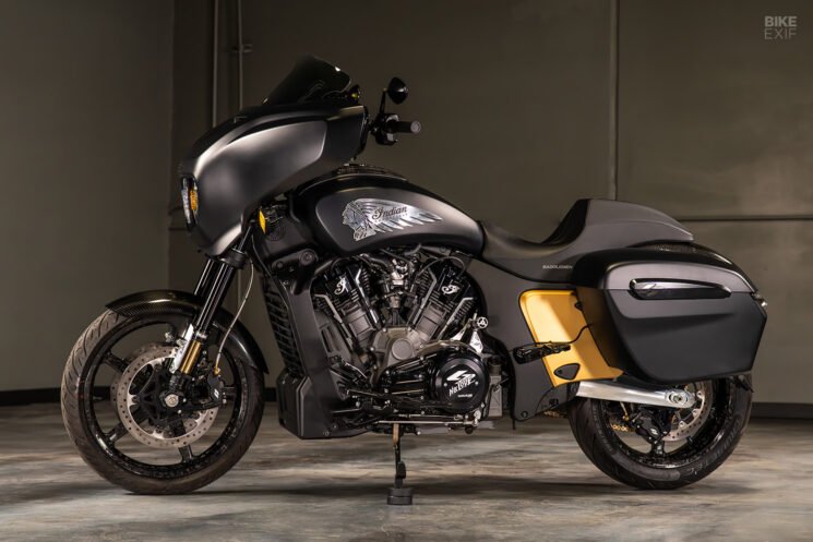 Indian Chieftain performance bagger by Kraus Motor Co.