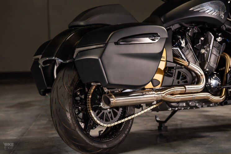 Indian Chieftain performance bagger by Kraus Motor Co.