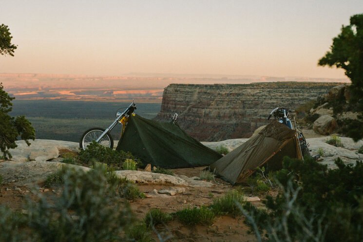 Abel Brown Nomad 4 Motorcycle Tent