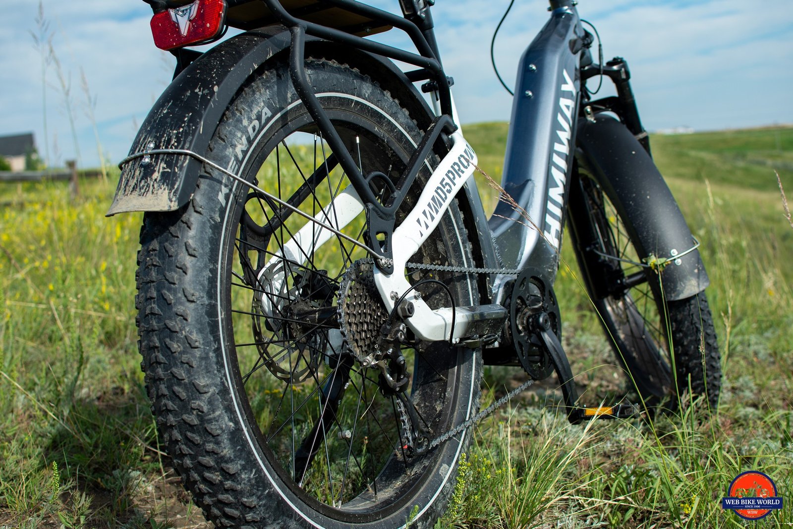 Rear view of Himiway D5 Pro groupset