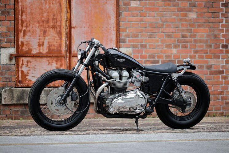Triumph Bonneville bobber by Heiwa MC