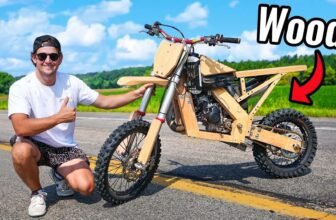 These YouTubers Made a Working Wooden Motorcycle, ...