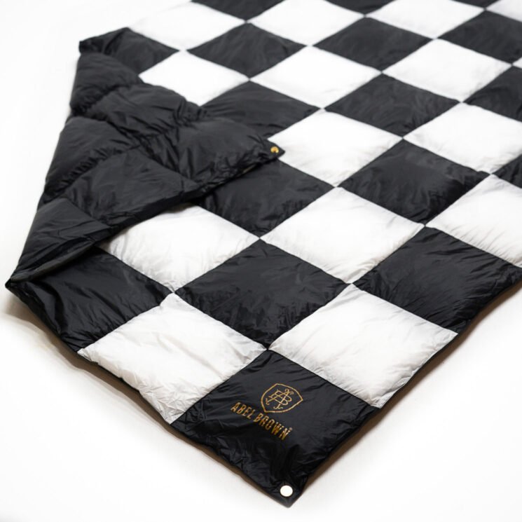 The Abel Brown Alpha blanket is popular with campers who sleep warm or do not like the restrictive feel of a sleeping bag.