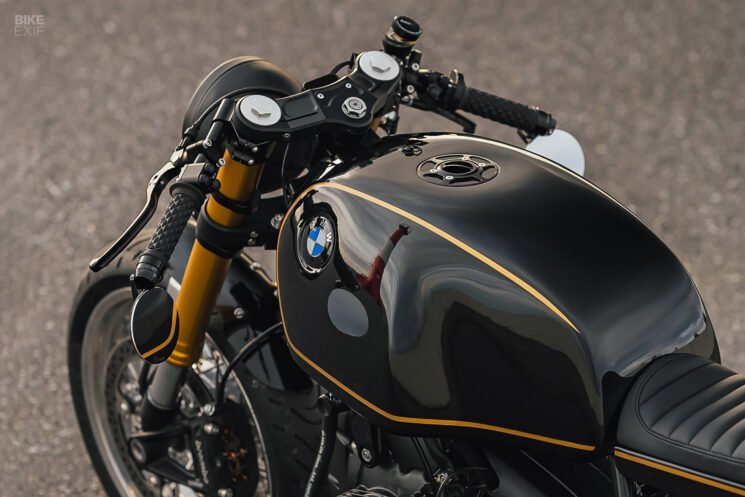 BMW R1100 café racer with vintage boxer aesthetics