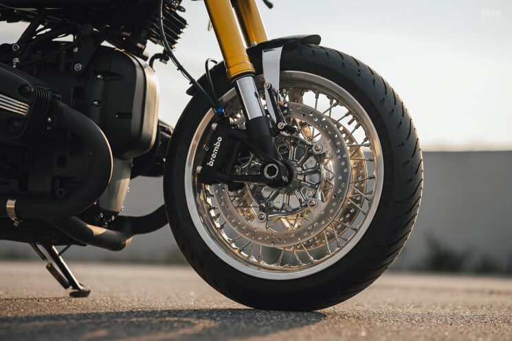 BMW R1100 café racer with vintage boxer aesthetics