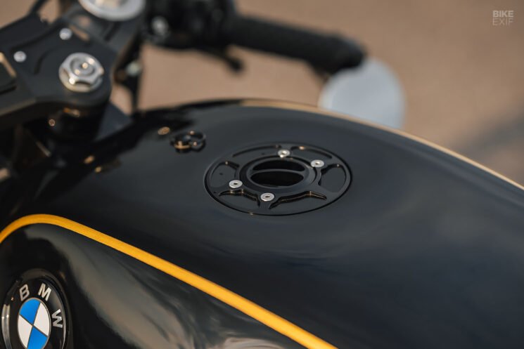 BMW R1100 café racer with vintage boxer aesthetics