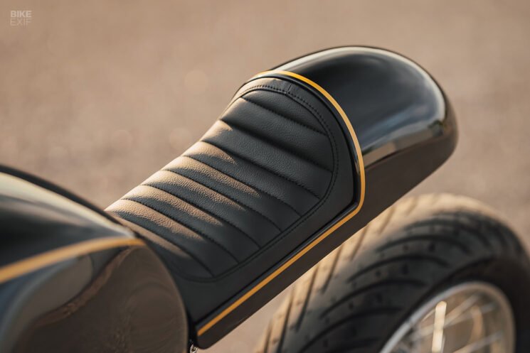 BMW R1100 café racer with vintage boxer aesthetics