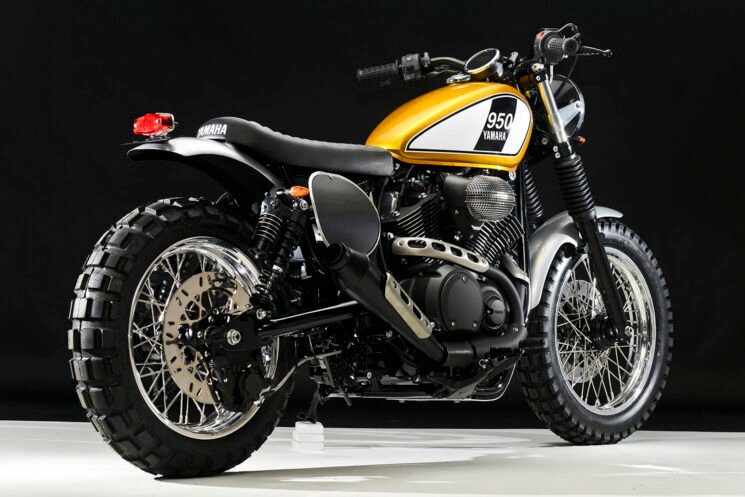 Hageman MC transforms the 2014 Yamaha Bolt into a clean retro scrambler. 