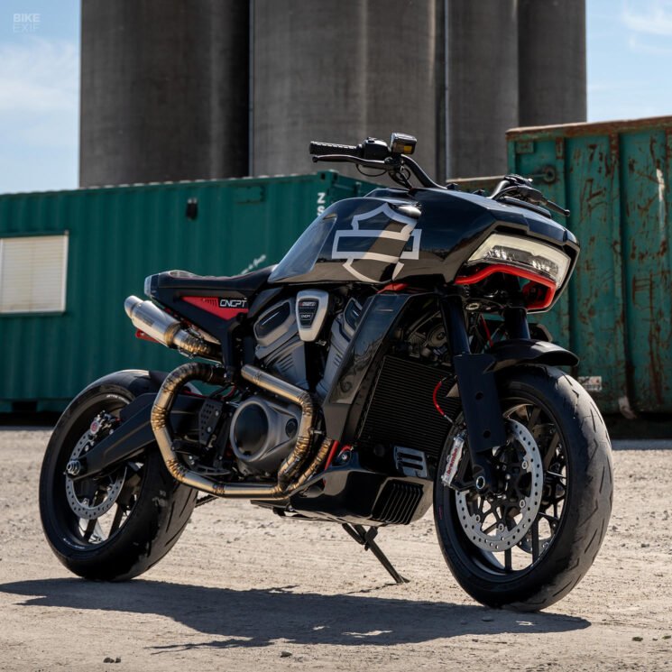 Harley-Davidson Pan America custom bike kit by CNCPT Moto and Powerbrick