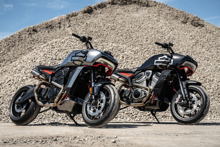 Harley-Davidson Pan America custom bike kit by CNCPT Moto and Powerbrick