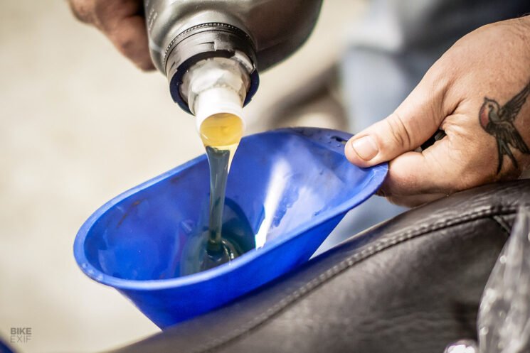 What oil do I use in my motorcycle?