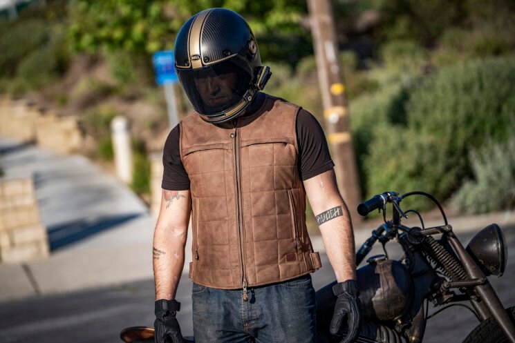 The Roland Sands Ringo 2.0 riding vest is a great option for riders who value form and function.