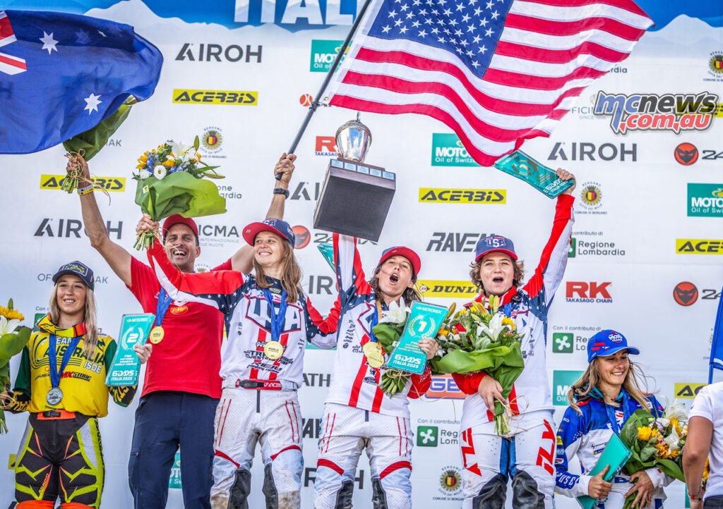 USA's winning Women's World Trophy team