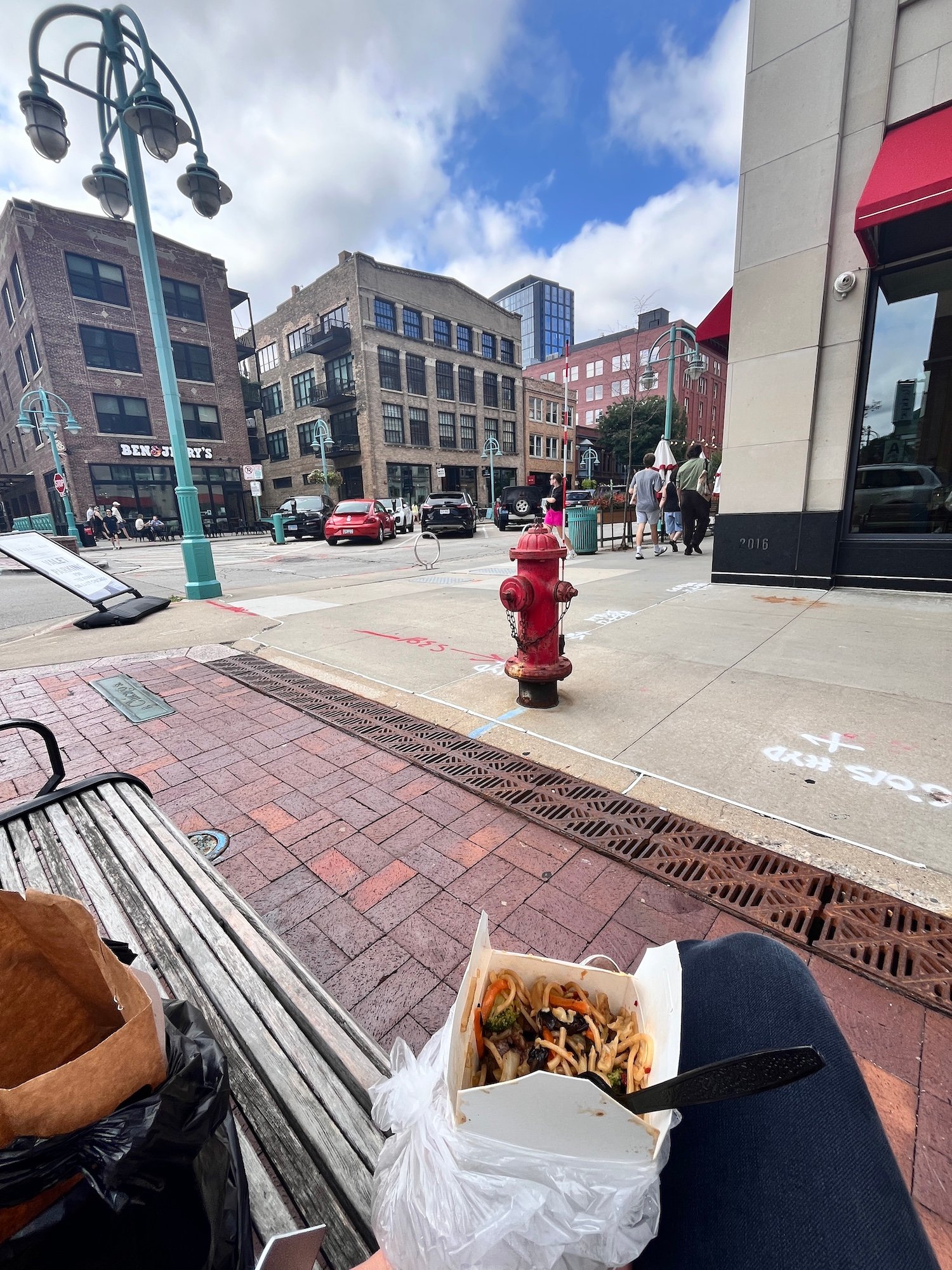 A great way to integrate into the Milwaukee scene is to attack a good box of lo mein.