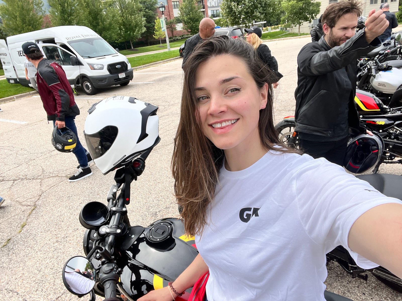 I swear one of the most fun parts was scrambling off my model and lumbering over to see what Janaki and Vicki and Ken and Sam and Dieter and all the rest were thinking about their bikes. Certainly made for a well-rounded experience in the moment.