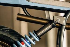 BMW R100 café racer in Gulf Blue by 72 Performance USA