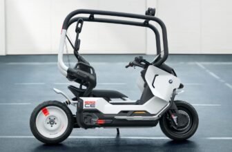 The BMW Vision CE Electric Concept is a Two-Wheele...