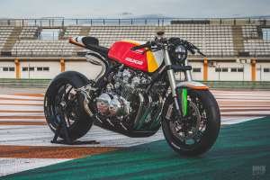 Honda cb750f cafe racer