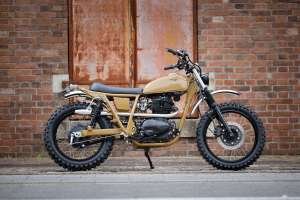 Kawasaki 250TR scrambler by Heiwa MC