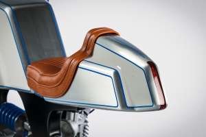 Aviation-themed Moto Guzzi Breva café racer by ShifCustom