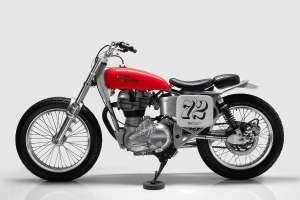 Royal Enfield Bullet 500 flat tracker by Frontwheel Motors