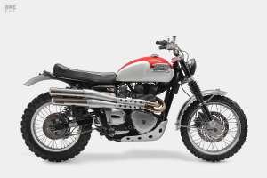 Triumph Scrambler desert sled by Frontwheel Motors