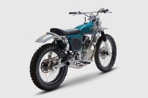 Vintage motocross bike built by Frontwheel Motors
