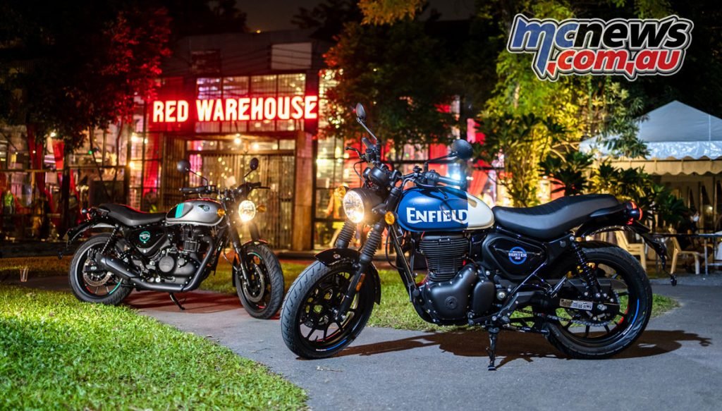 The Royal Enfield Hunter 350 offers a more modern roadster option